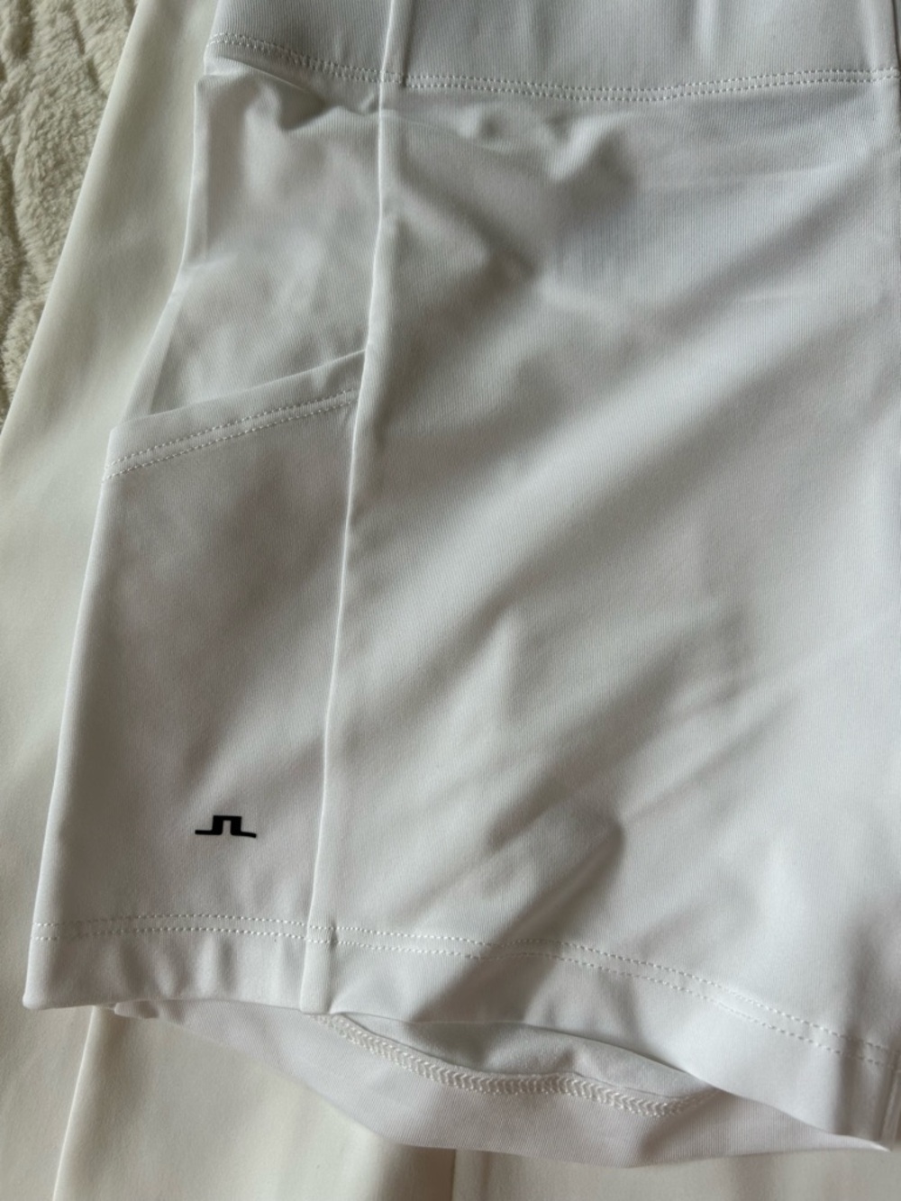 J.Lindeberg NWT Jasmine White Sleeveless A-Line Dress Sz Small w/ undershot golf - Picture 5 of 9
